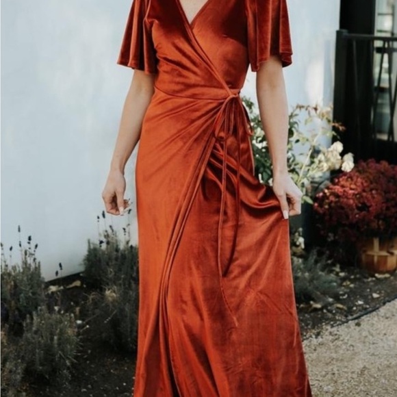 Baltic Born Dresses & Skirts - Baltic Born Terracotta Maxi Wrap Dress